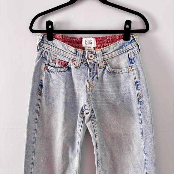 BDG Kayla Bandana Low-Rise Jean Slouchy Vintage Inspired Denim Urban Outfitters - Picture 3 of 6